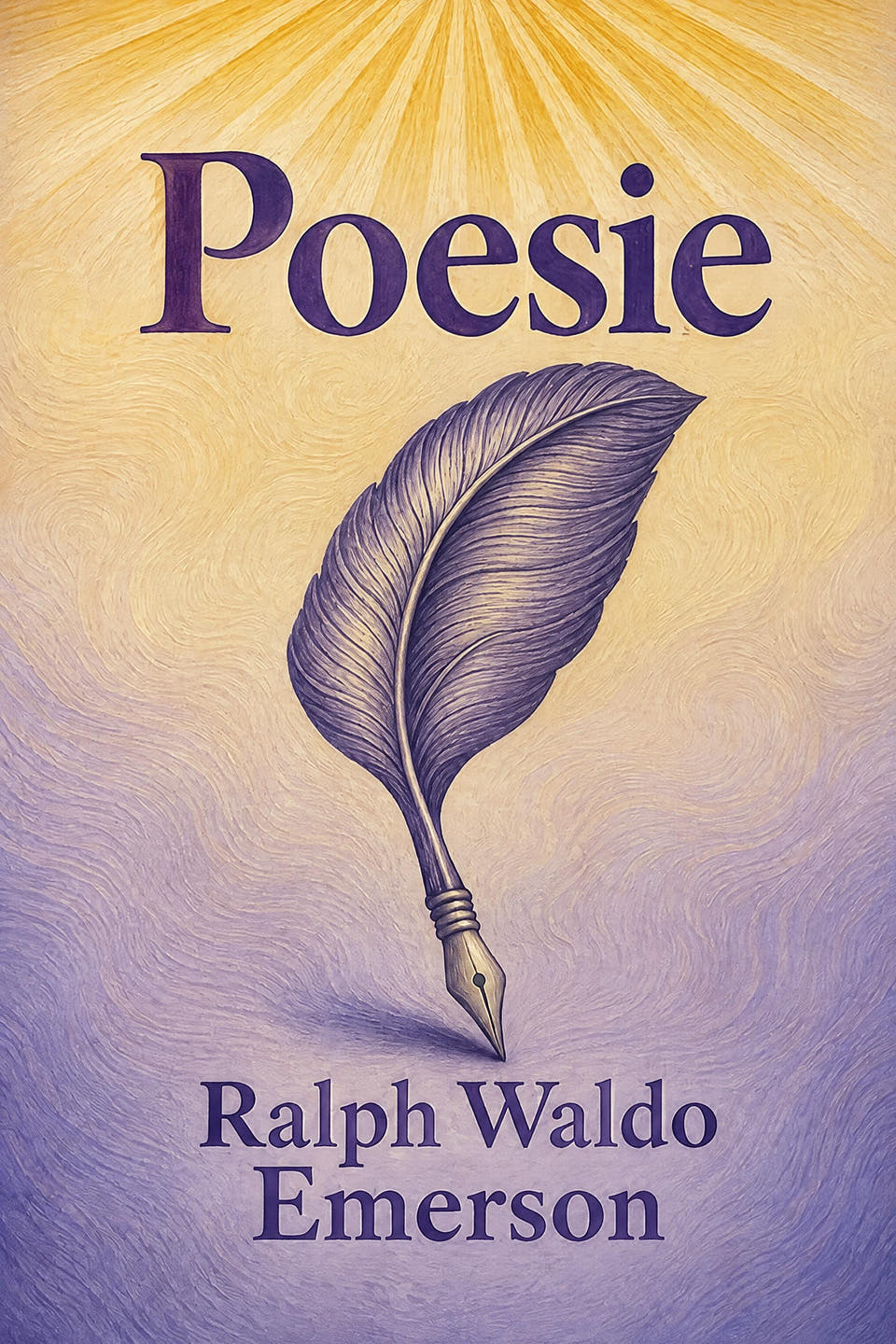 Poesie by Ralph Waldo Emerson, the cover