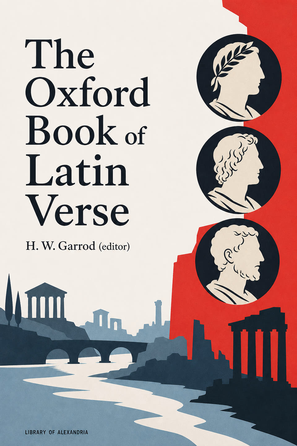 The Oxford Book of Latin Verse by H. W. Garrod (editor), the cover