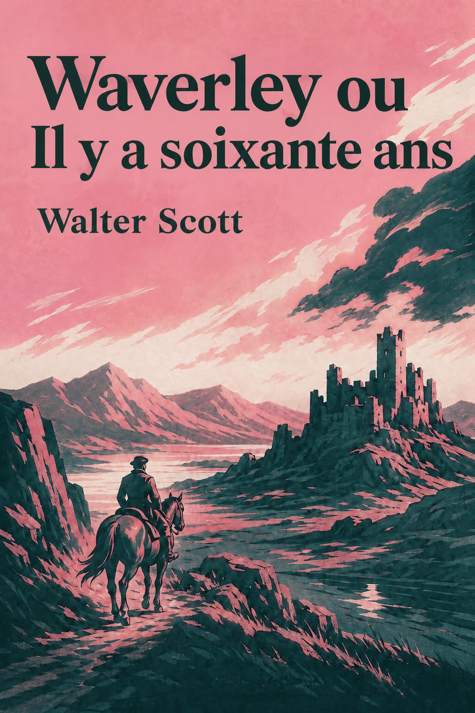Waverley ou Il y a soixante ans by Walter Scott, the cover