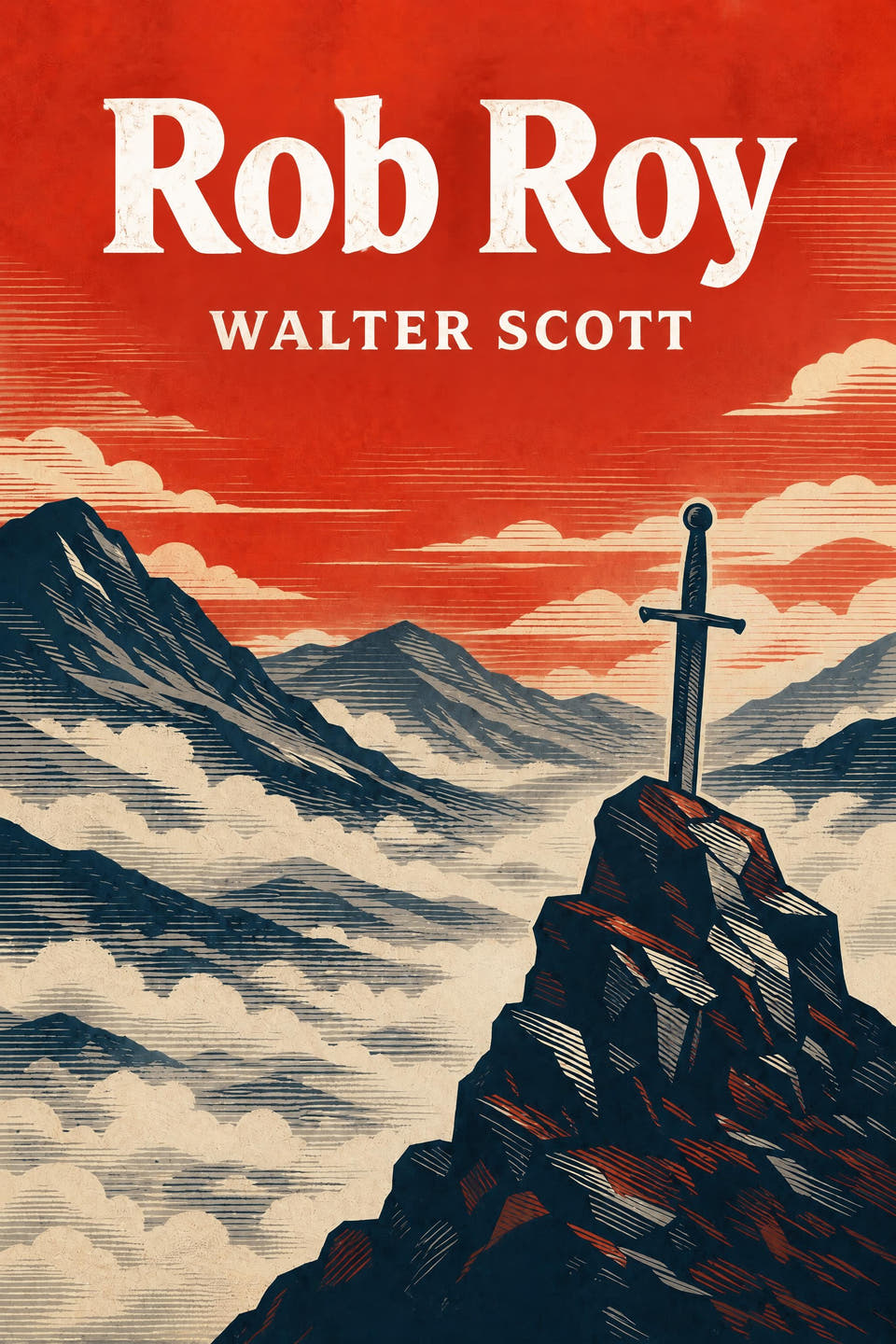 Rob Roy by Walter Scott, the cover