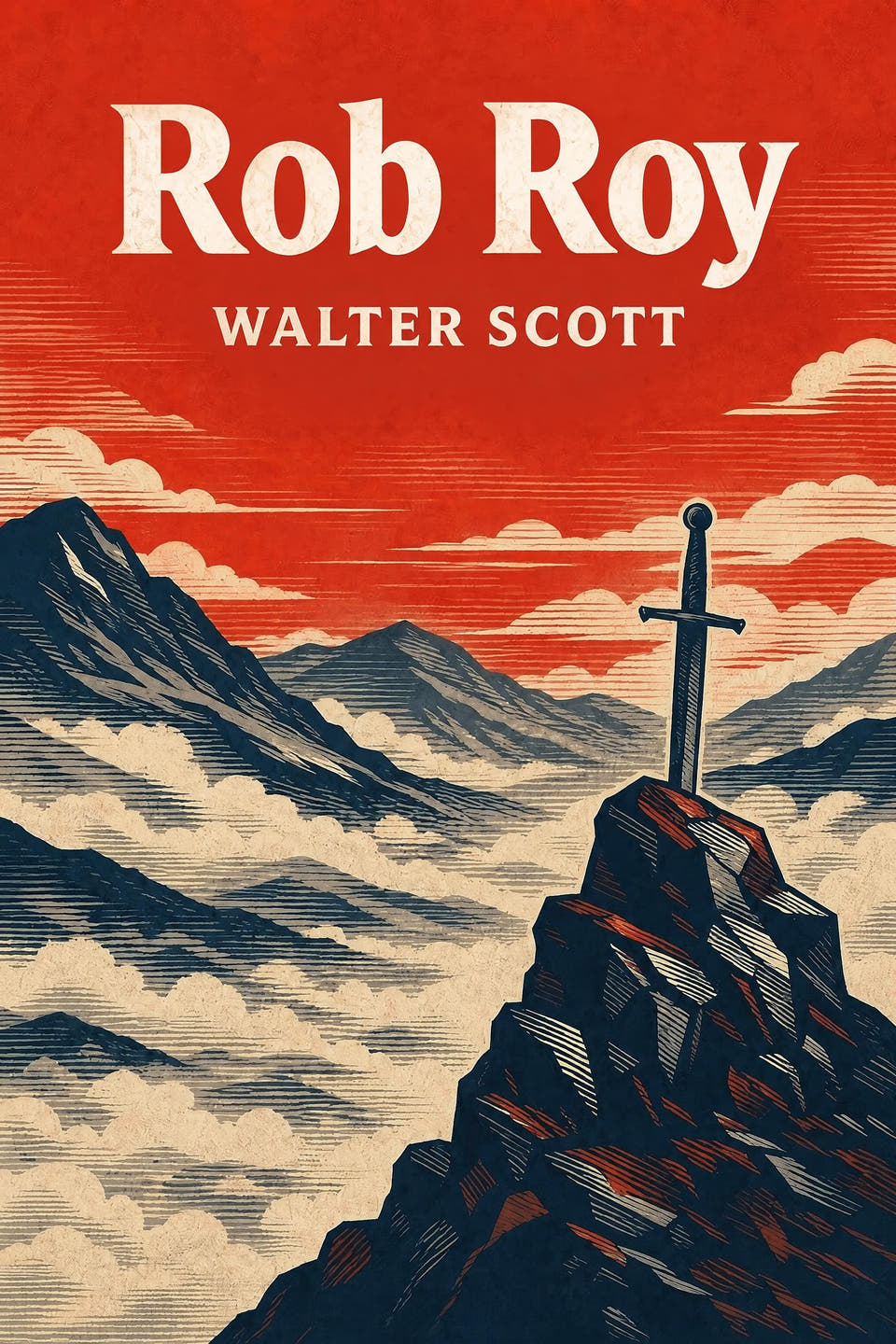 Rob Roy by Walter Scott, the cover