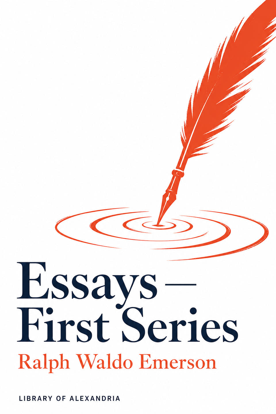 Essays — First Series by Ralph Waldo Emerson, the cover