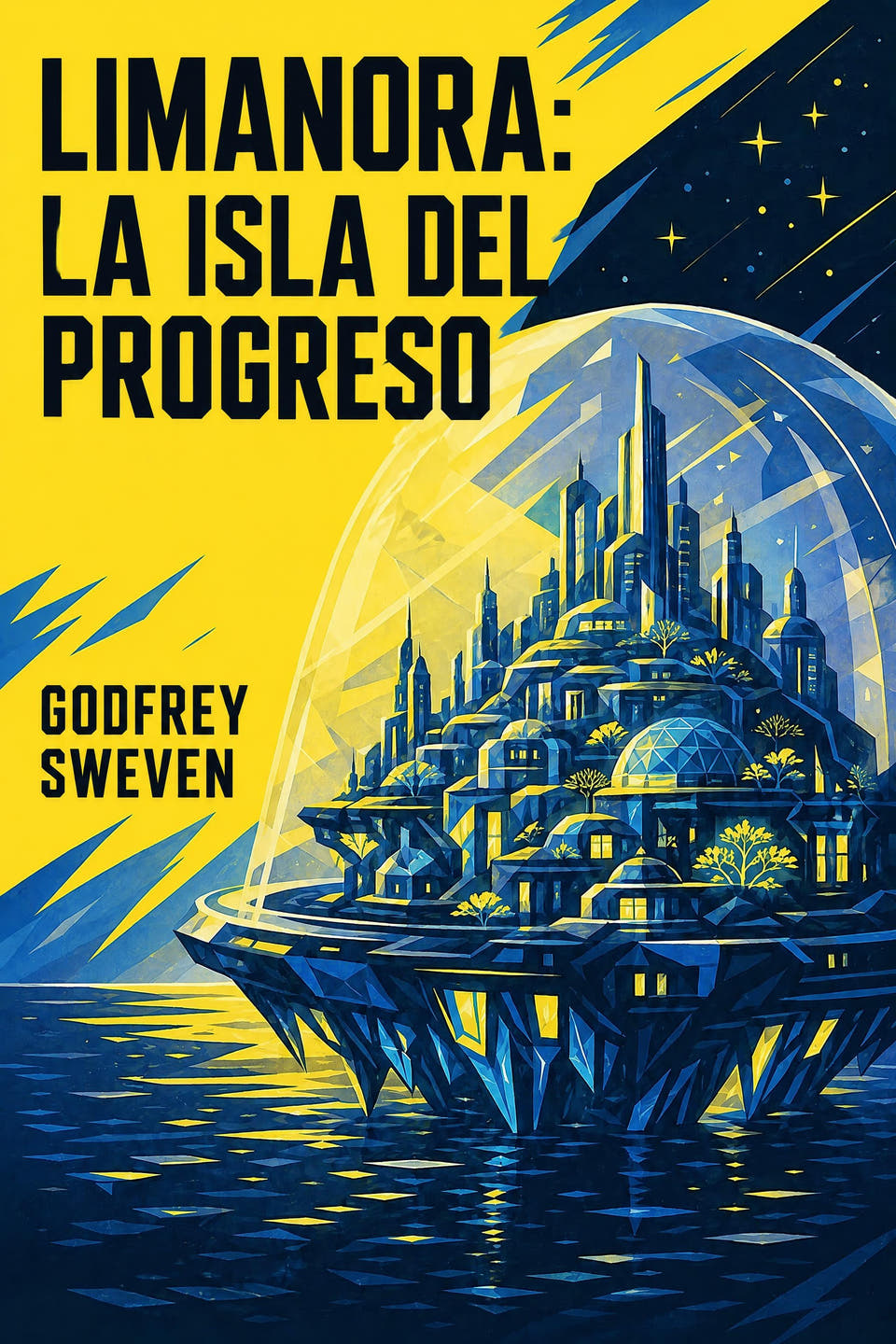 Limanora: The Island of Progress by Godfrey Sweven, the cover