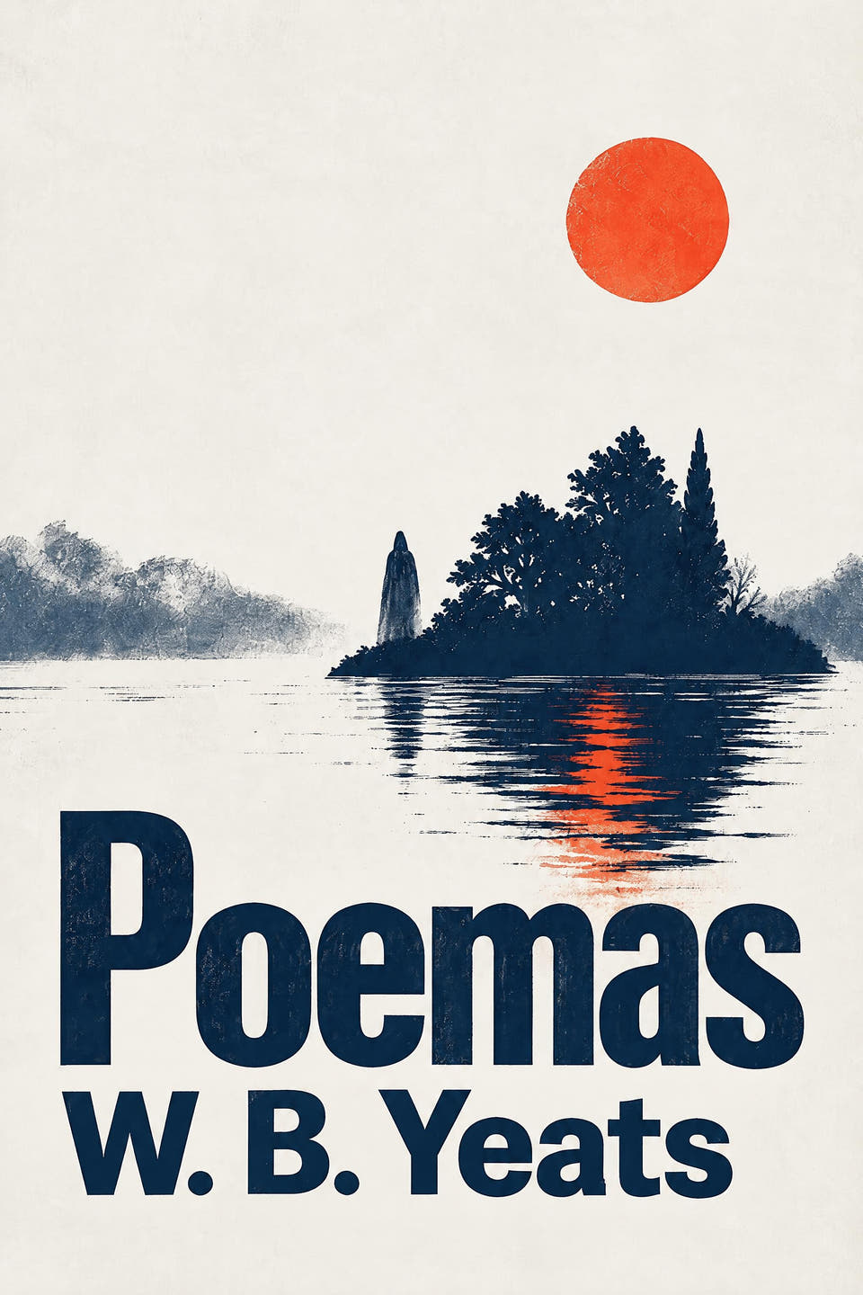 Poemas by W. B. Yeats, the cover