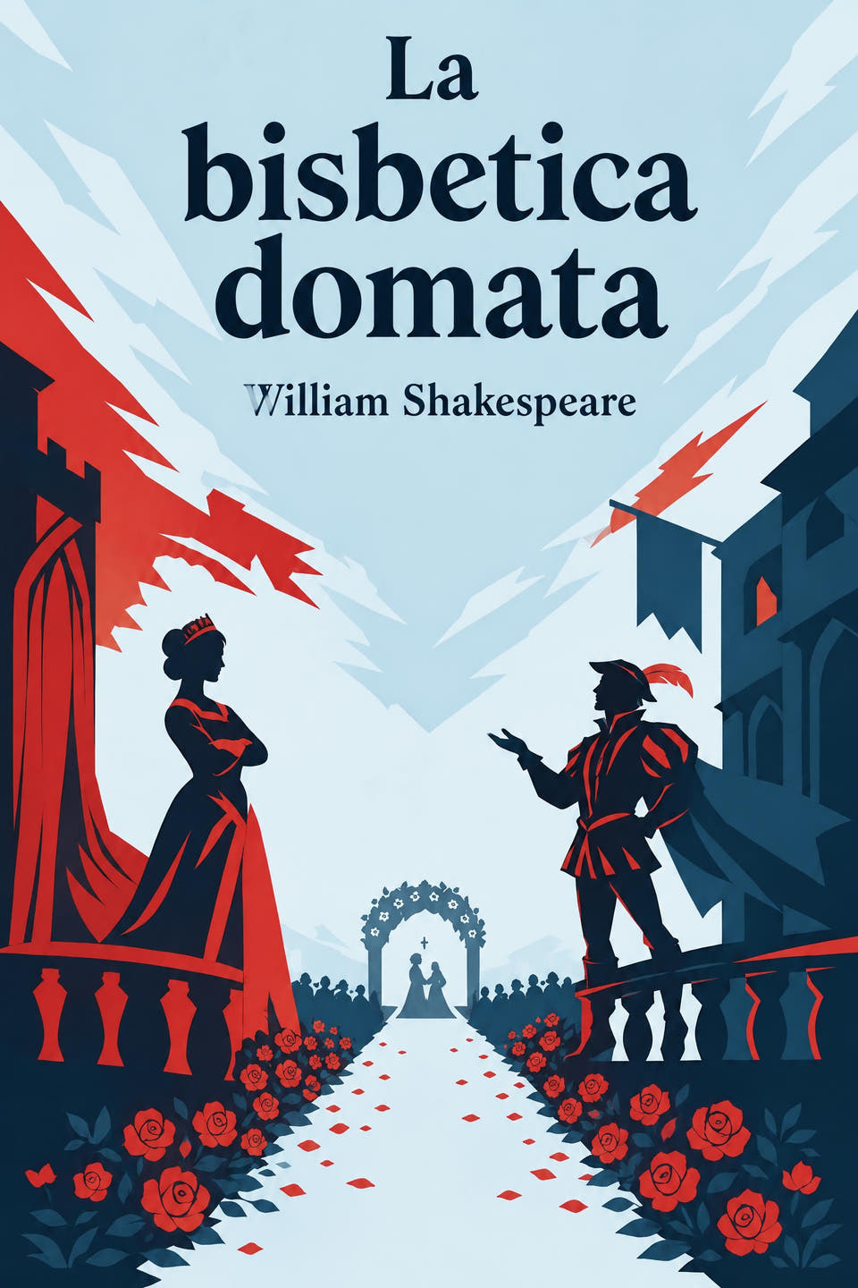 La bisbetica domata by William Shakespeare, the cover