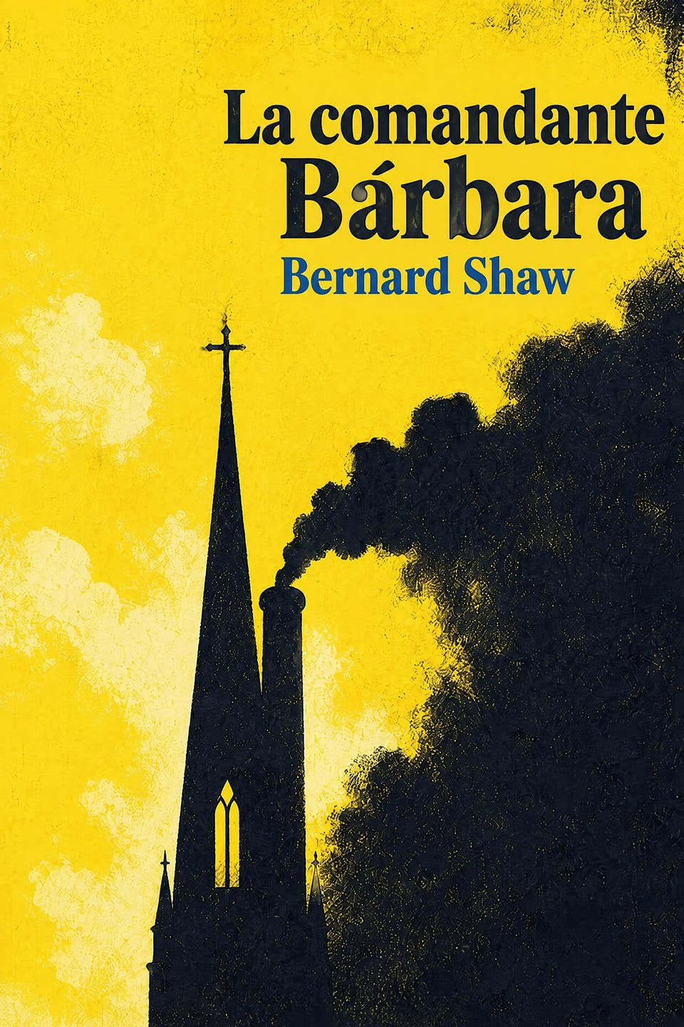 La comandante Bárbara by Bernard Shaw, the cover