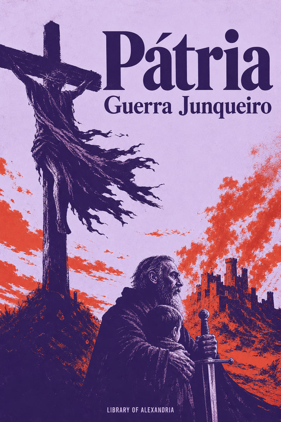 Pátria by Guerra Junqueiro, the cover