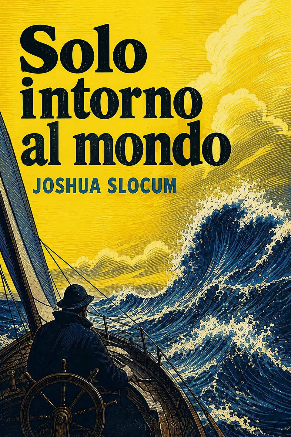 Solo intorno al mondo di Joshua Slocum, la copertina