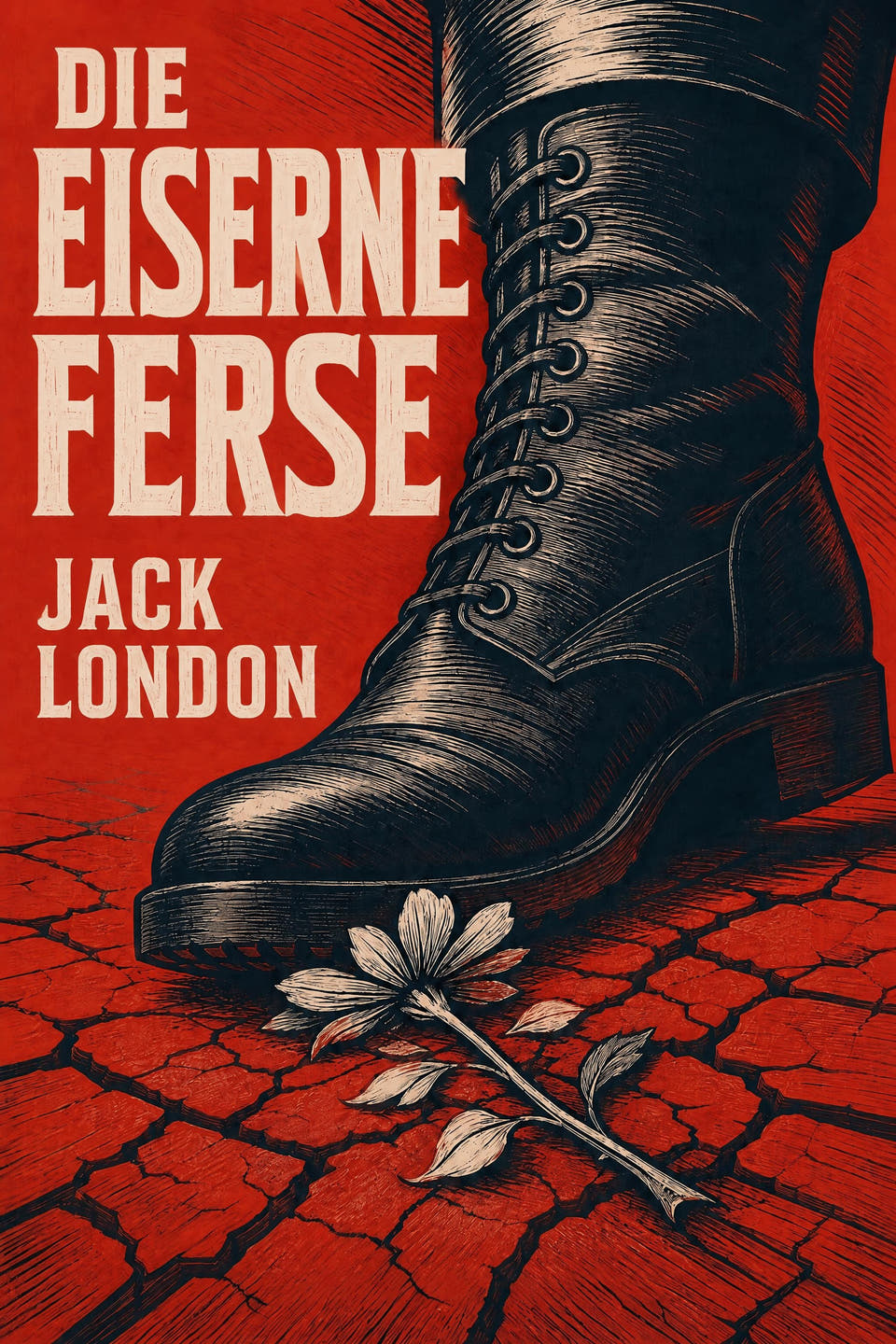 Die eiserne Ferse by Jack London, the cover