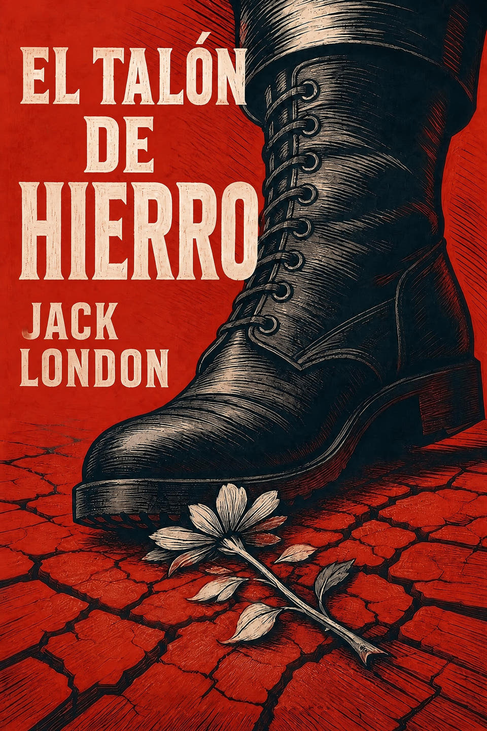 El talón de hierro by Jack London, the cover