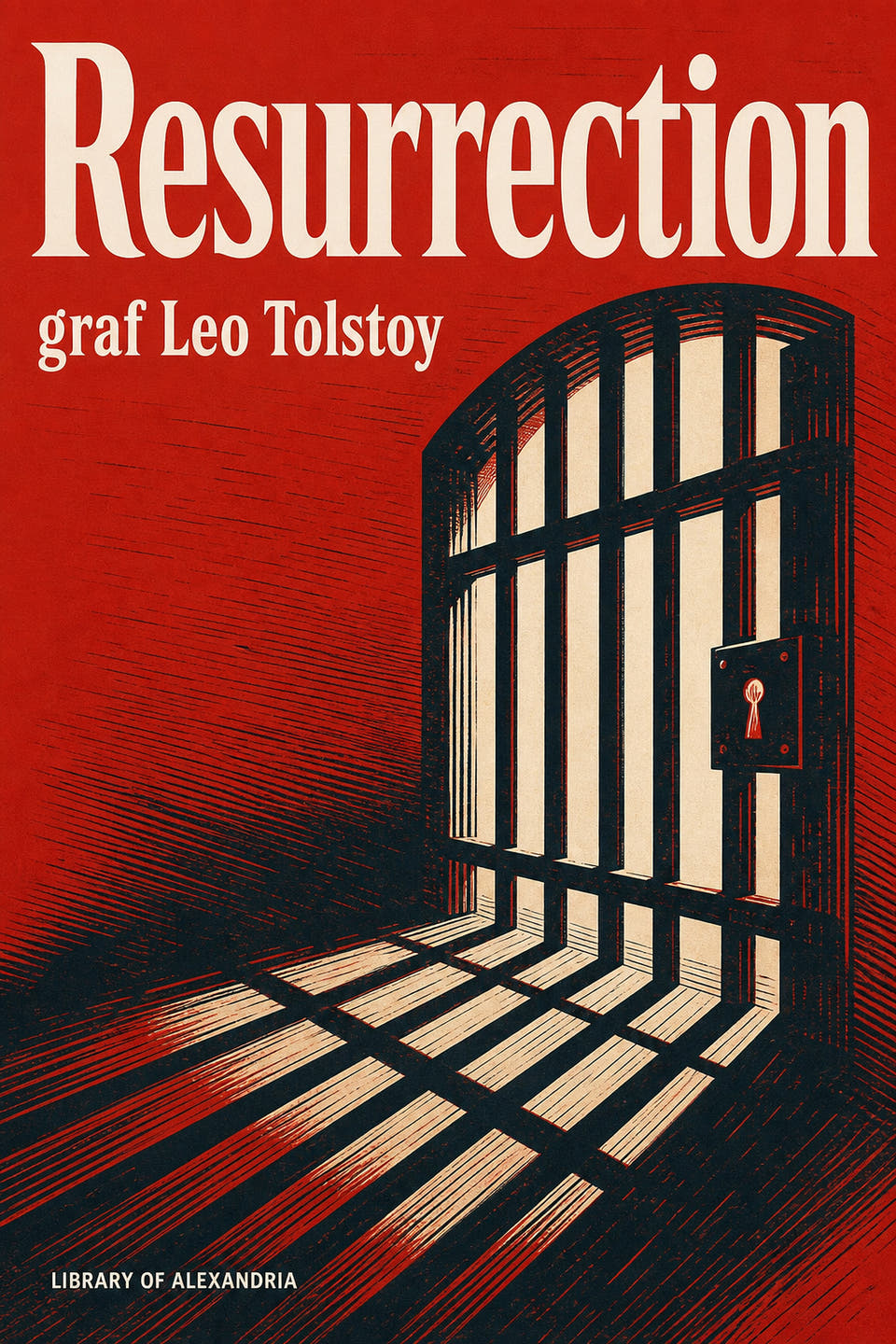 Resurrection by Leo Tolstoy, the cover