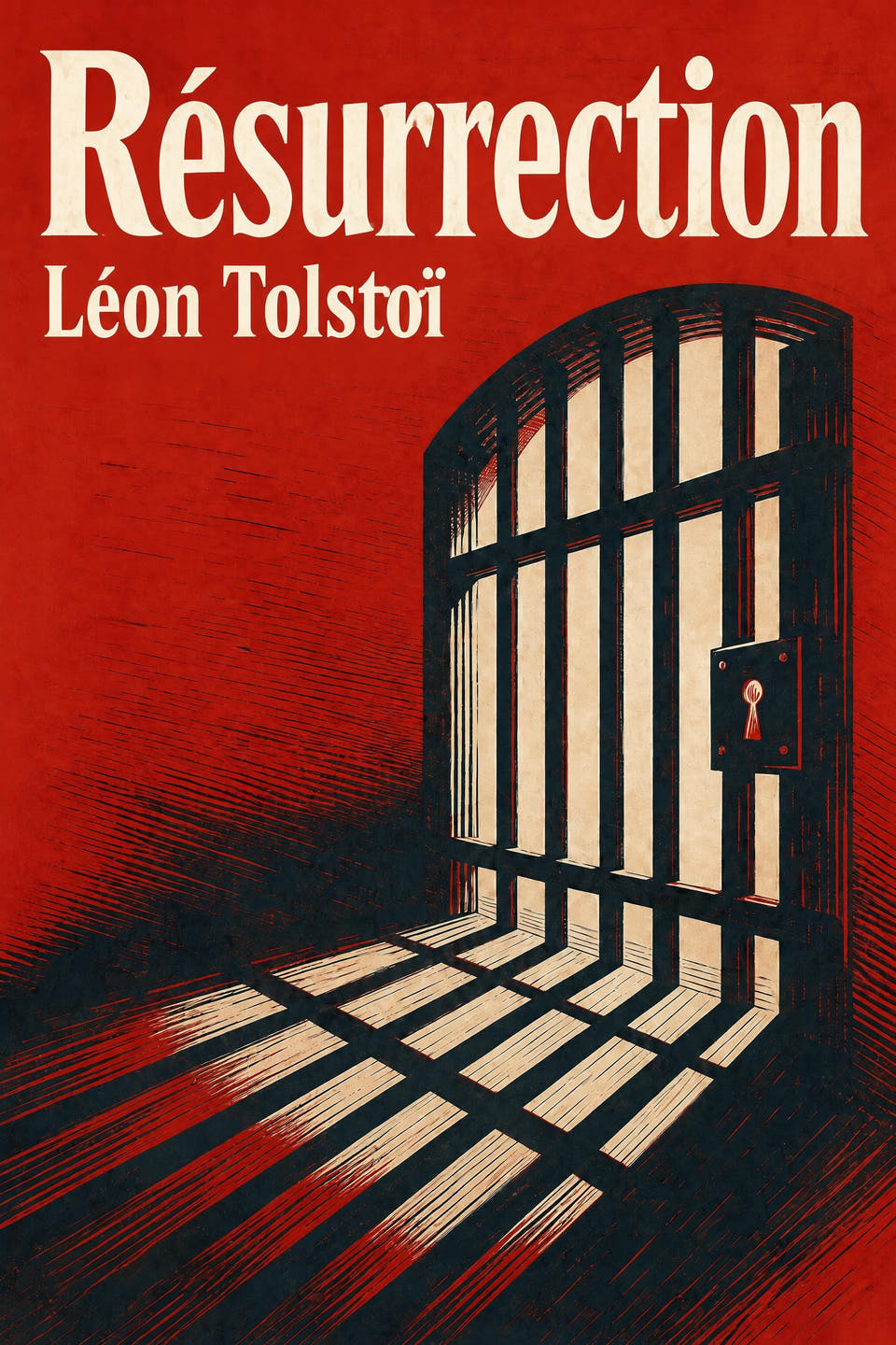 Resurrection by Leo Tolstoy, the cover