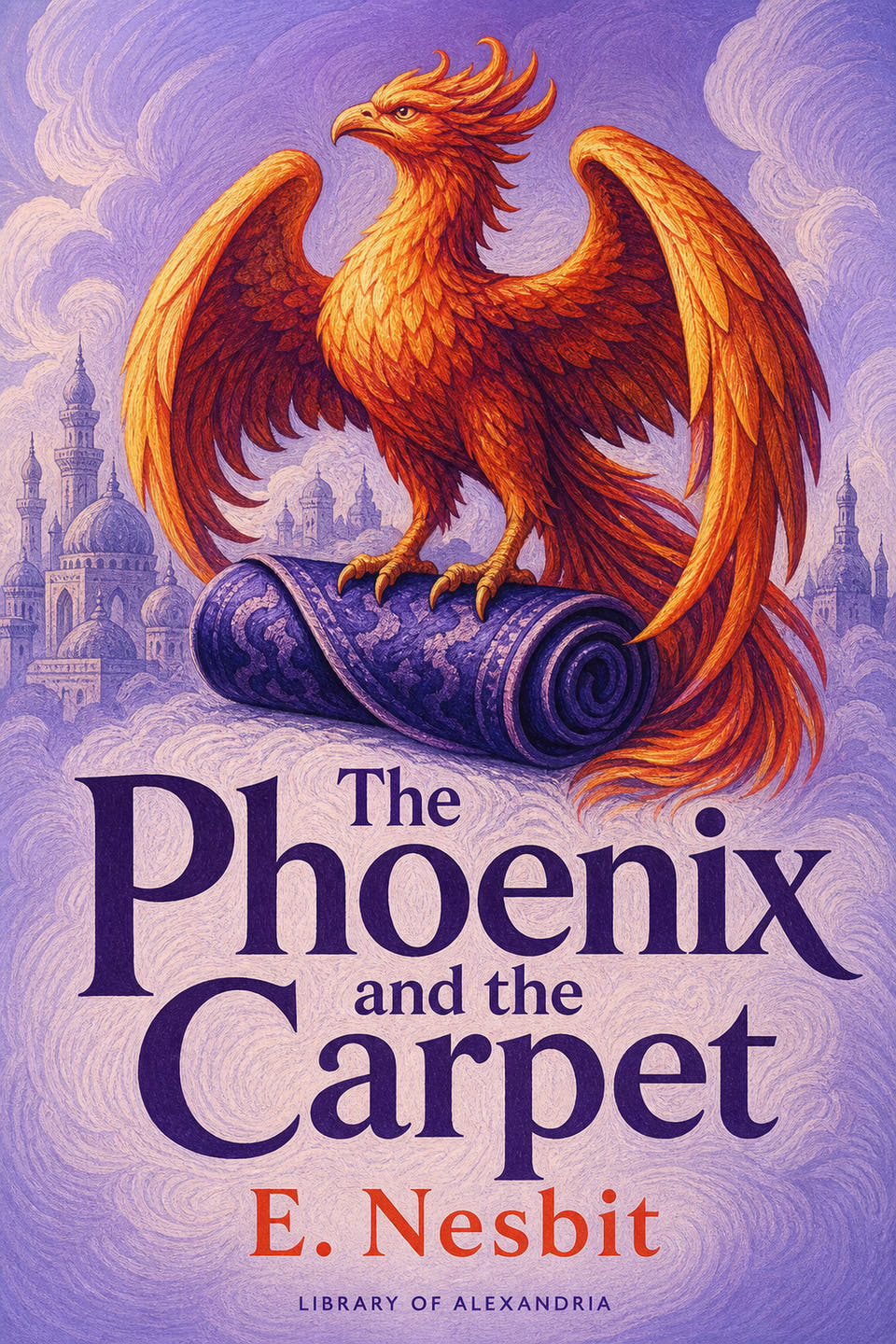 The Phoenix and the Carpet by E. Nesbit, the cover