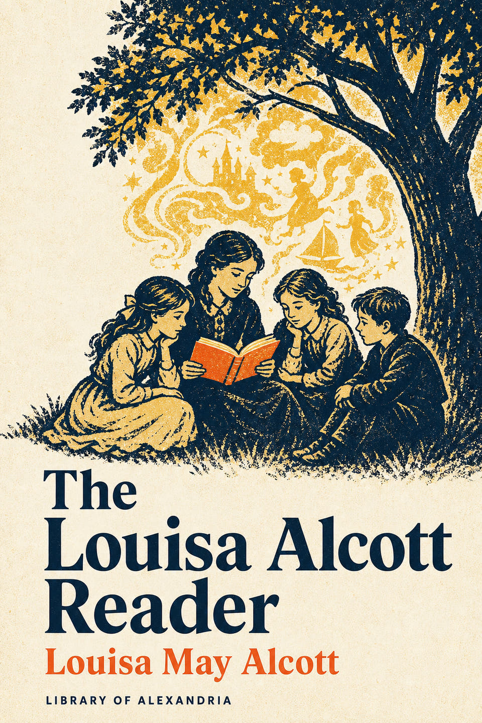 The Louisa Alcott Reader by Louisa May Alcott, the cover