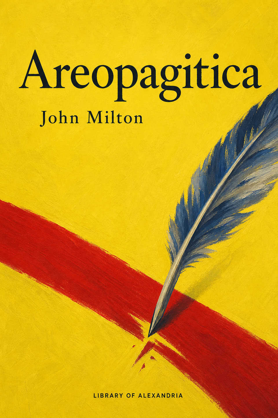 Areopagitica by John Milton, the cover