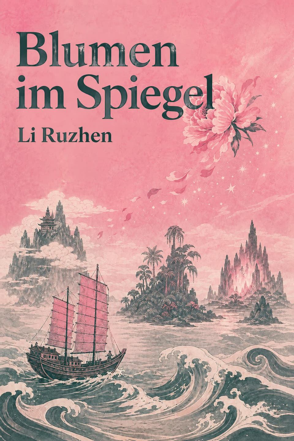 Blumen im Spiegel by Li Ruzhen, the cover