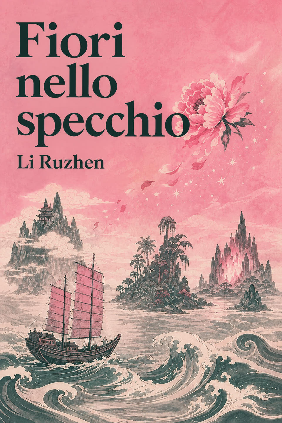 Fiori nello specchio by Li Ruzhen, the cover