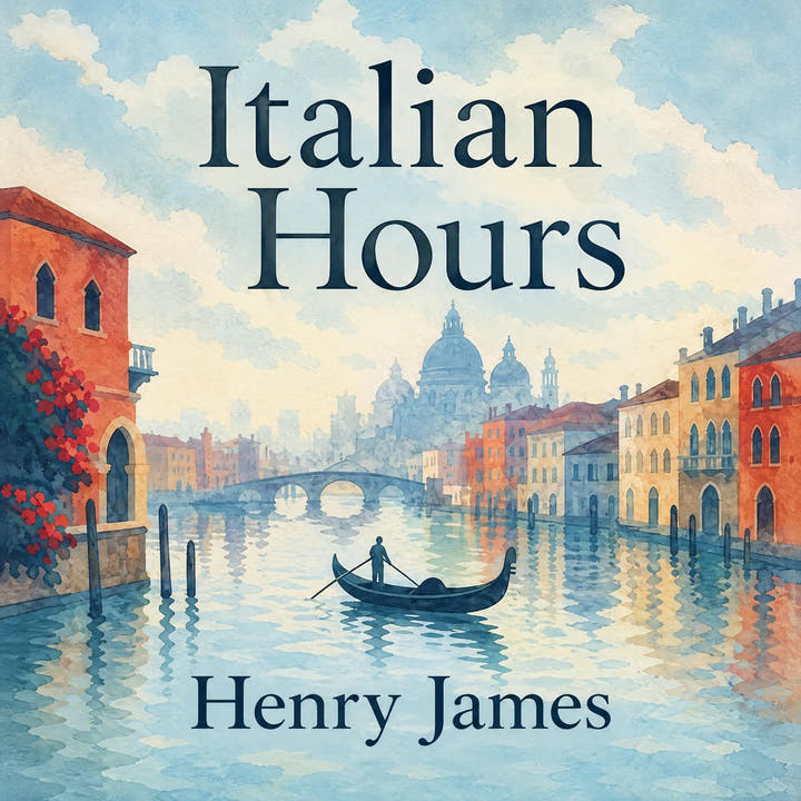Italian Hours, the audiobook cover