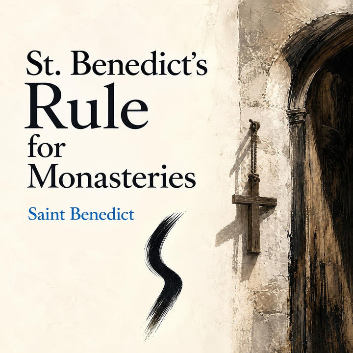 Regla de san Benito, the audiobook cover