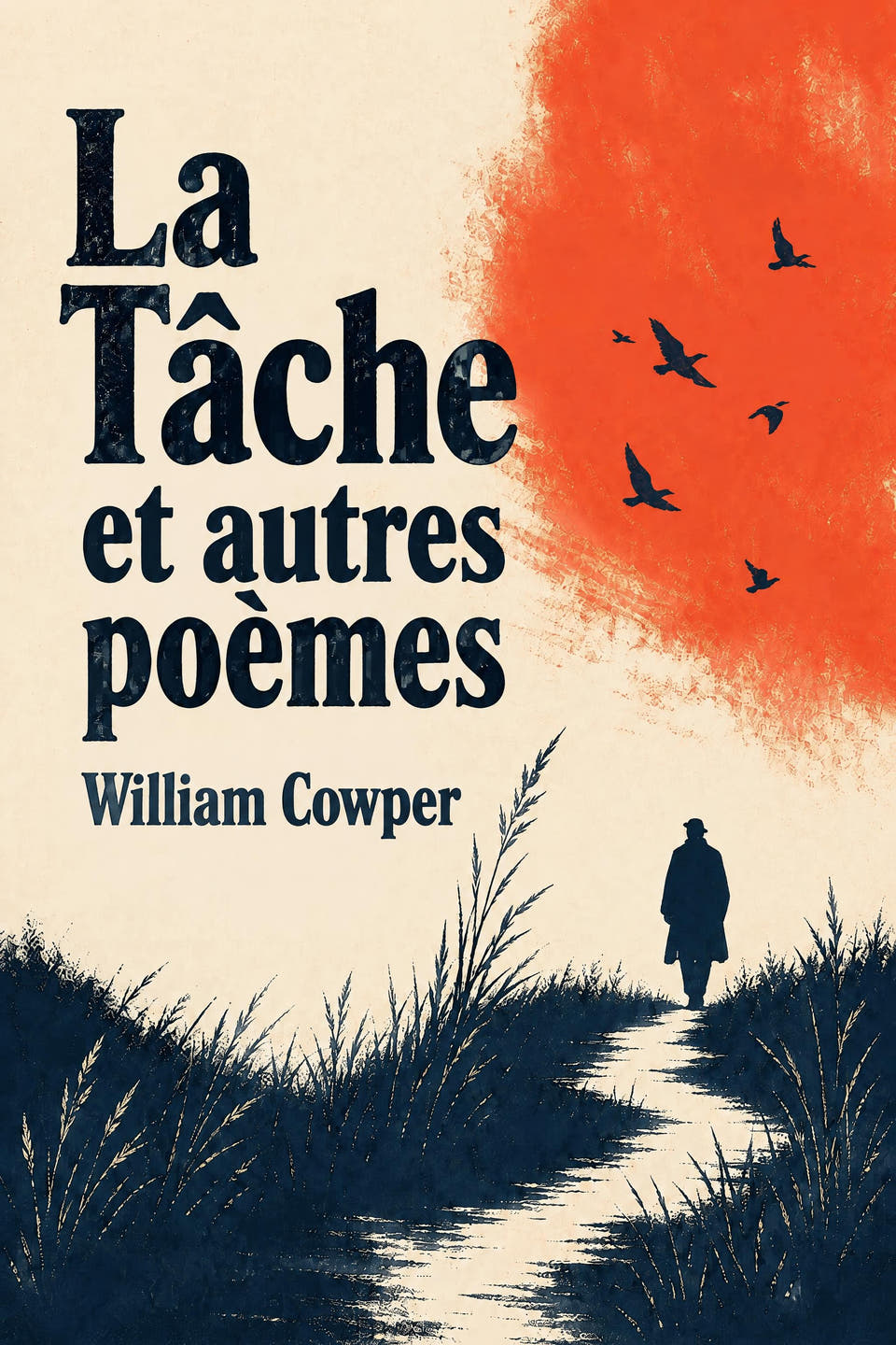 La Tâche et autres poèmes by William Cowper, the cover