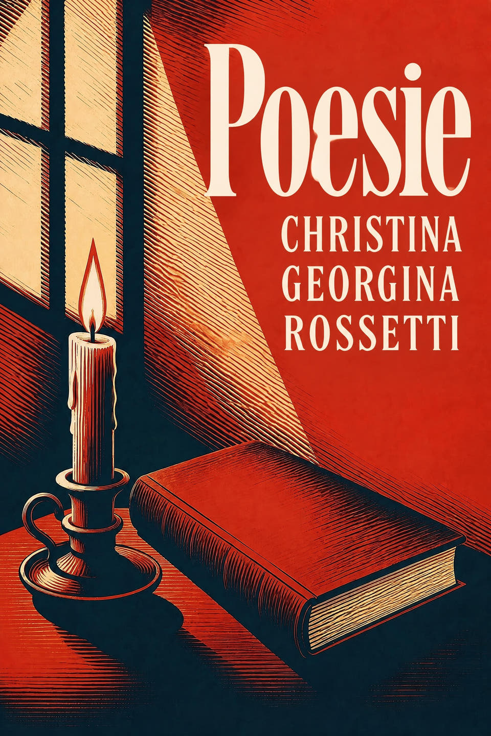 Poesie by Christina Georgina Rossetti, the cover