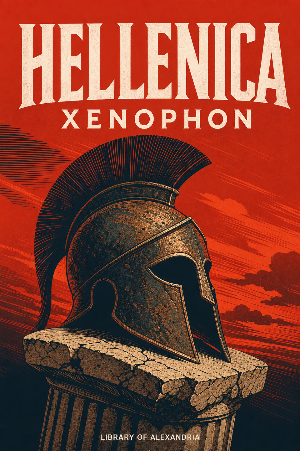 Hellenica by Xenophon, the cover