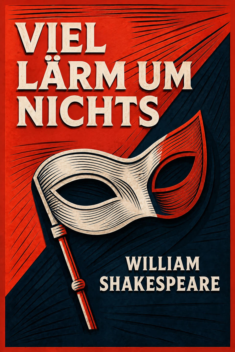 Viel Lärm um nichts by William Shakespeare, the cover