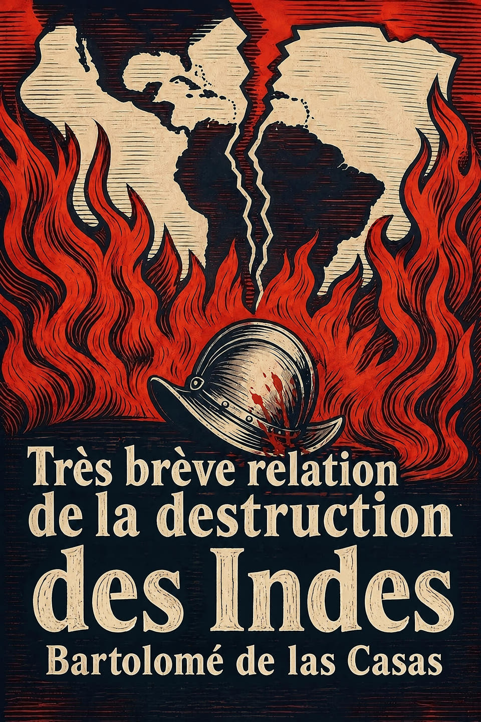 Très brève relation de la destruction des Indes by Bartolomé de las Casas, the cover