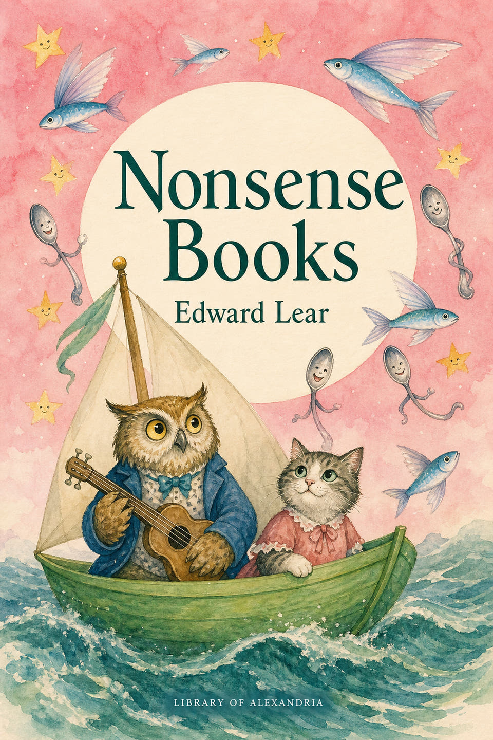 Nonsense Books by Edward Lear, the cover