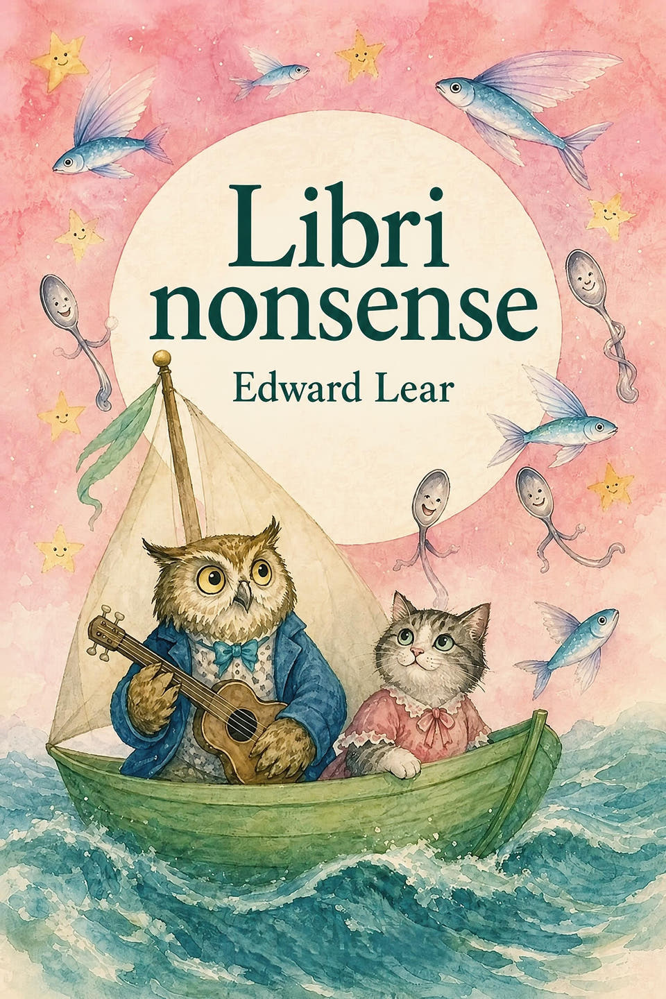 Libri nonsense by Edward Lear, the cover