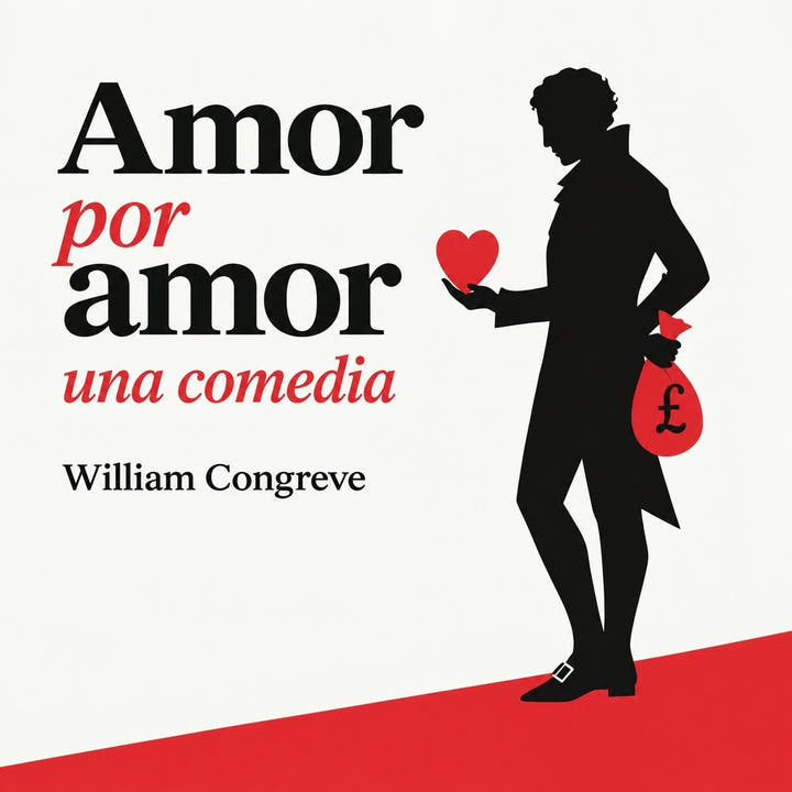 Amor por amor: una comedia, the audiobook cover