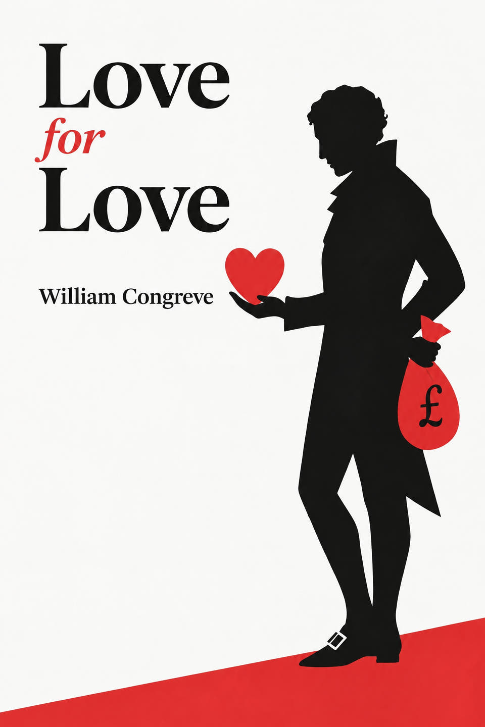 Love for Love by William Congreve, the cover