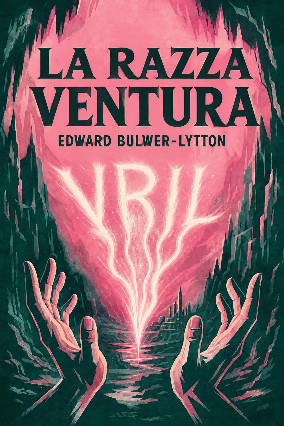La razza ventura by Edward Bulwer-Lytton, the cover