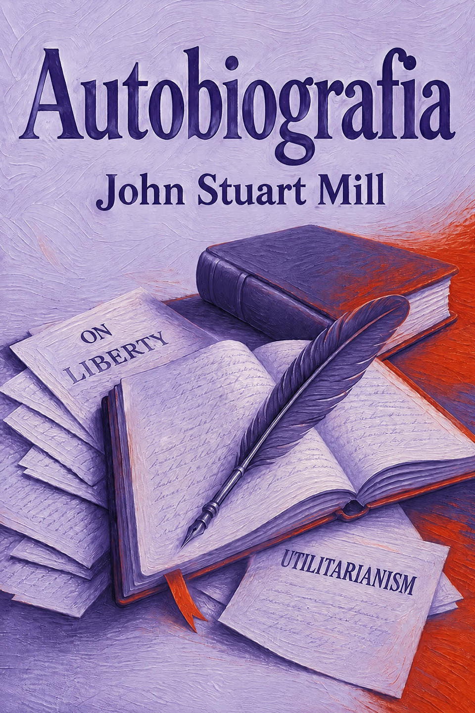Autobiografia by John Stuart Mill, the cover