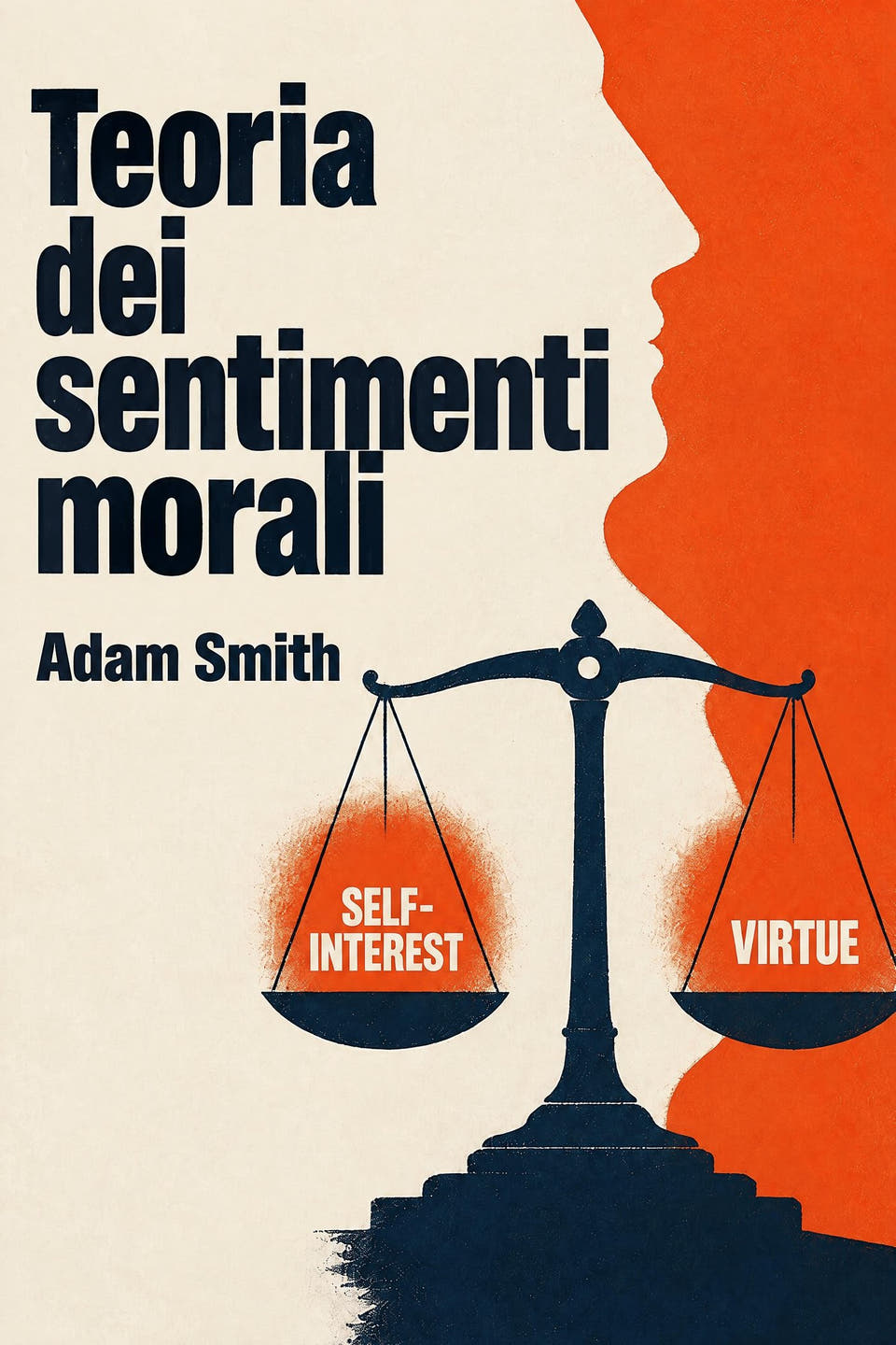 Teoria dei sentimenti morali by Adam Smith, the cover