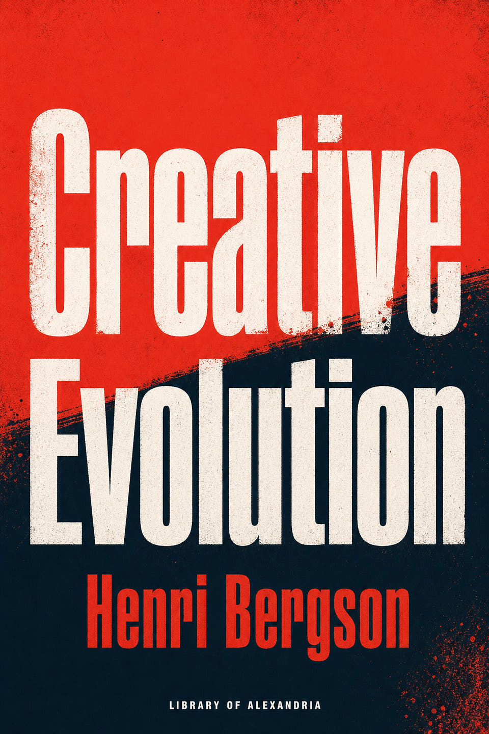 Creative Evolution by Henri Bergson, the cover