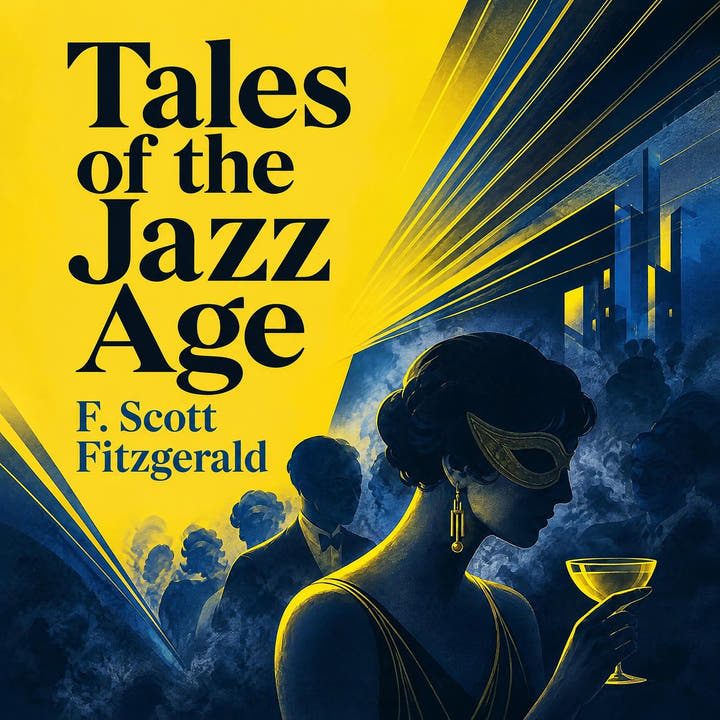 Cuentos de la era del jazz, the audiobook cover