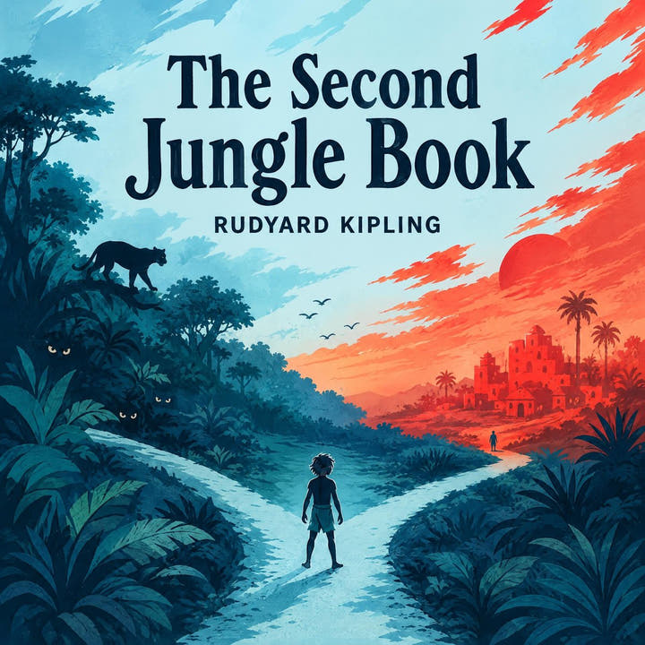 Il secondo libro della giungla, the audiobook cover