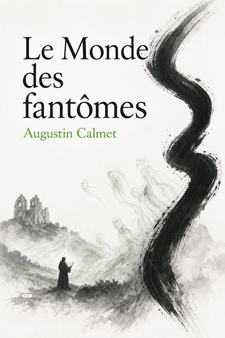 Le Monde des fantômes by Augustin Calmet, the cover