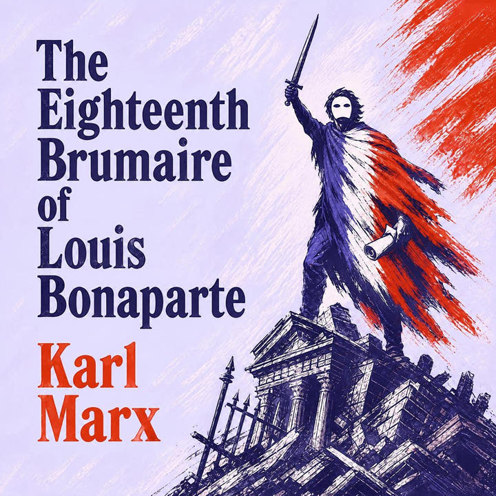 Der achtzehnte Brumaire des Louis Bonaparte, the audiobook cover