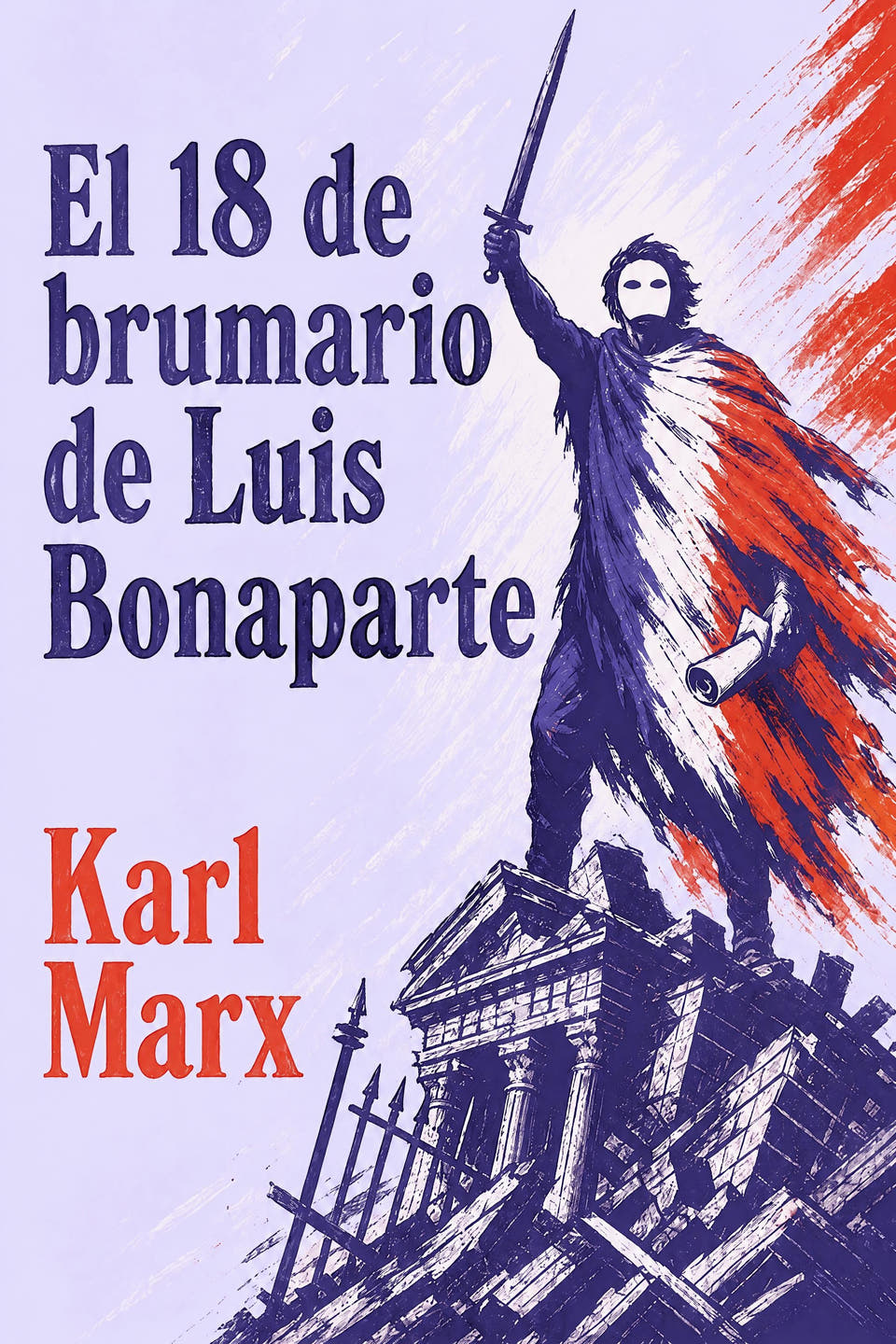 El 18 de brumario de Luis Bonaparte by Karl Marx, the cover