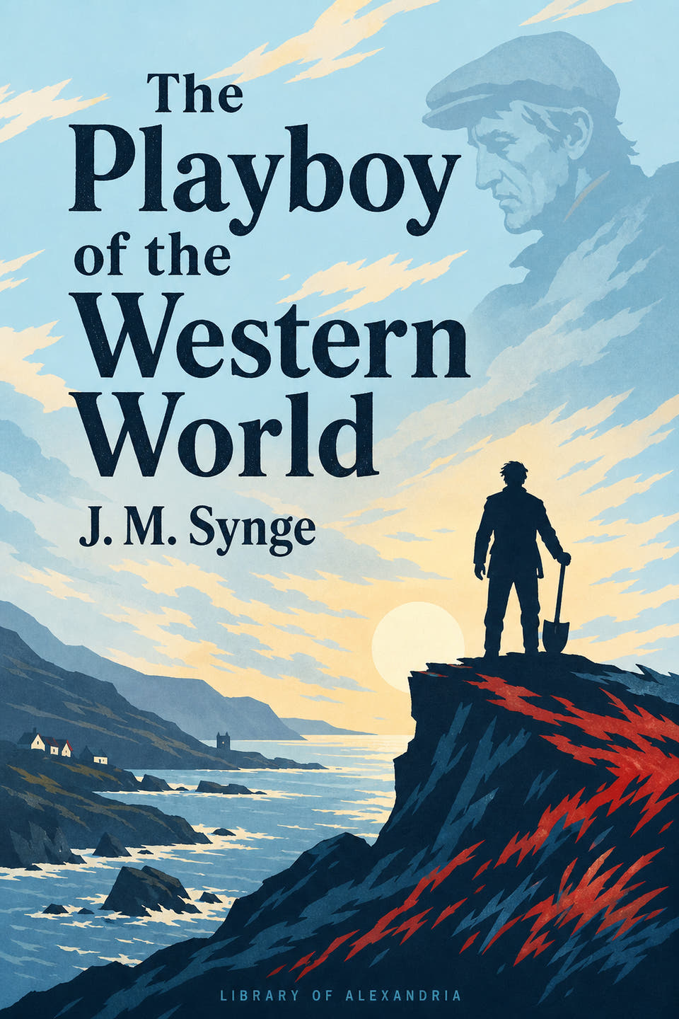 The Playboy of the Western World by J. M. Synge, the cover