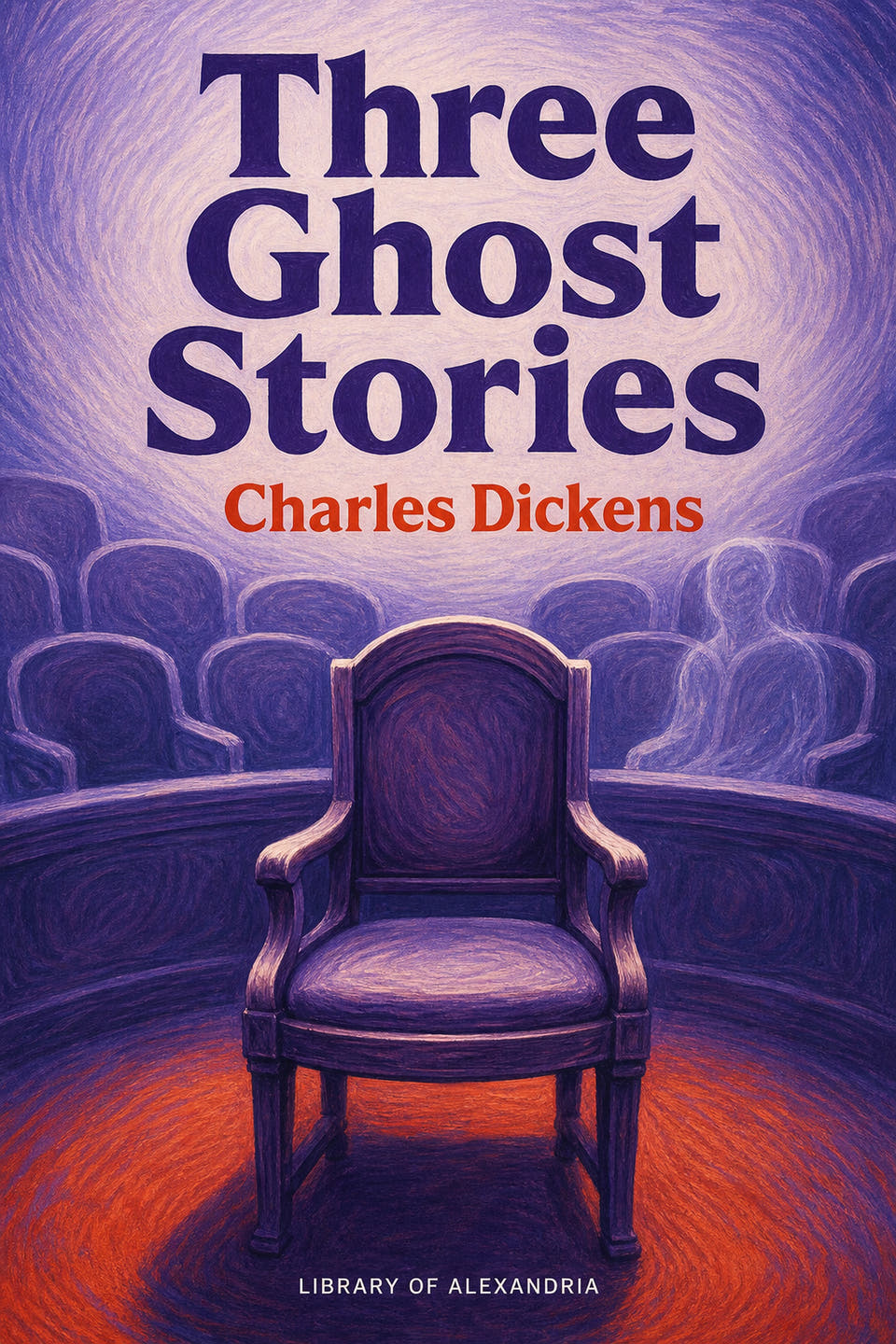 Three Ghost Stories by Charles Dickens, the cover