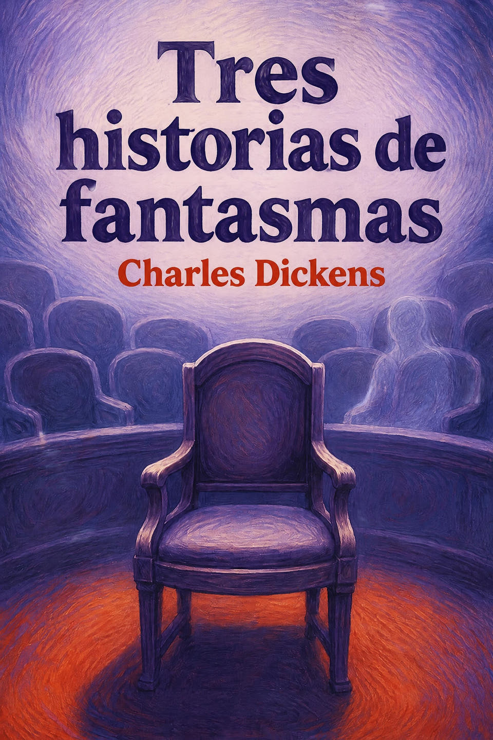 Tres historias de fantasmas by Charles Dickens, the cover