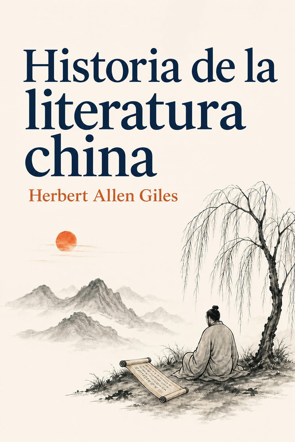 Historia de la literatura china by Herbert Allen Giles, the cover