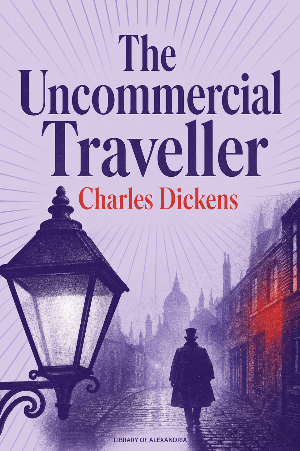 The Uncommercial Traveller by Charles Dickens, the cover