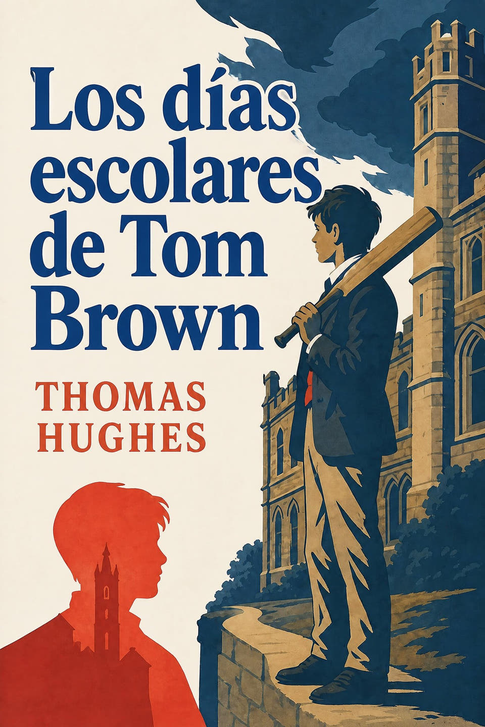 Los días escolares de Tom Brown by Thomas Hughes, the cover