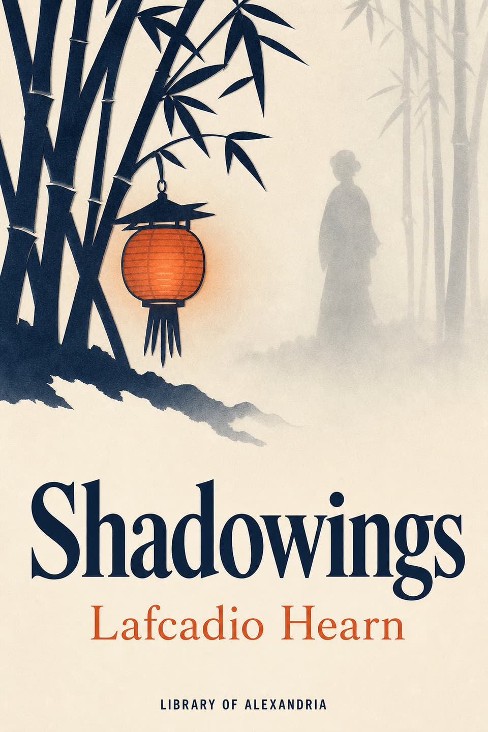 Shadowings by Lafcadio Hearn, the cover