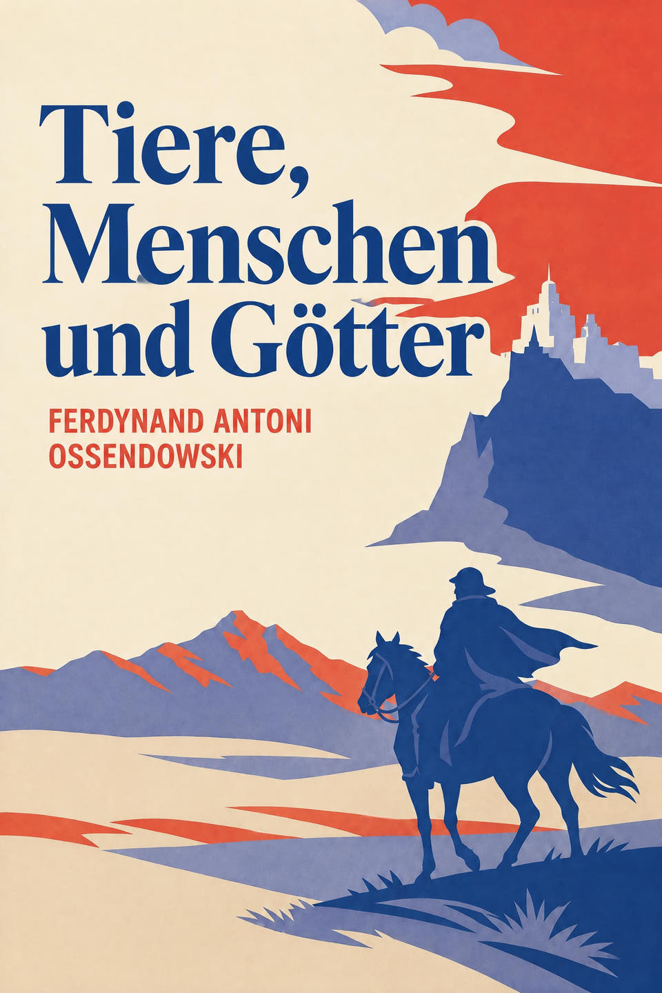 Tiere, Menschen und Götter by Ferdynand Antoni Ossendowski, the cover