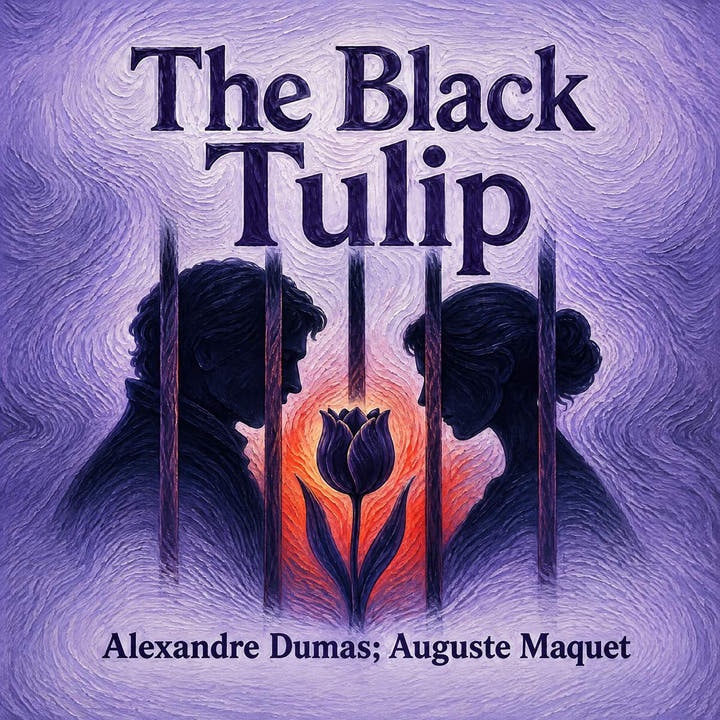 The Black Tulip, the audiobook cover